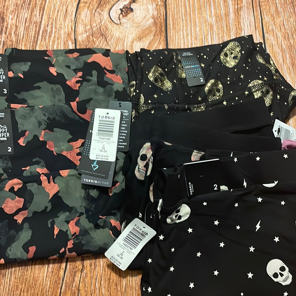 Torrid Womens Plus Size Legging Lot, NWT